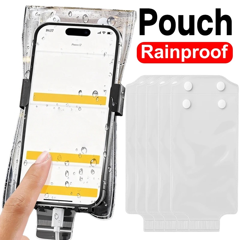Outdoor Sport Gear - Transparent Waterproof Phone Cover Pouch Universal