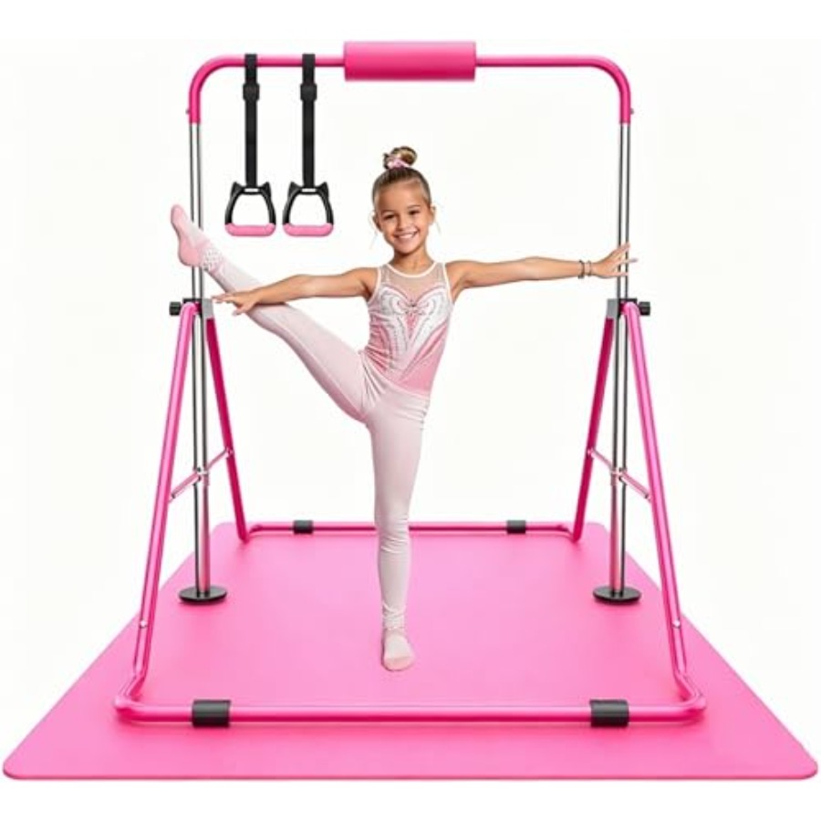 Gymnastic Bar Home - Gymnastics Bar for,Adjustable Height Horizontal Bars,