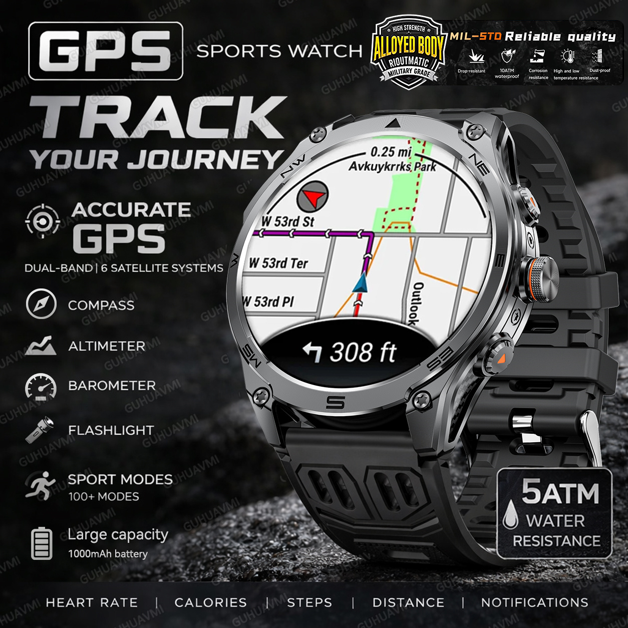 2026 Dual-Band GPS Smart Watch - Definition Of Outdoor Sport 评论和价格