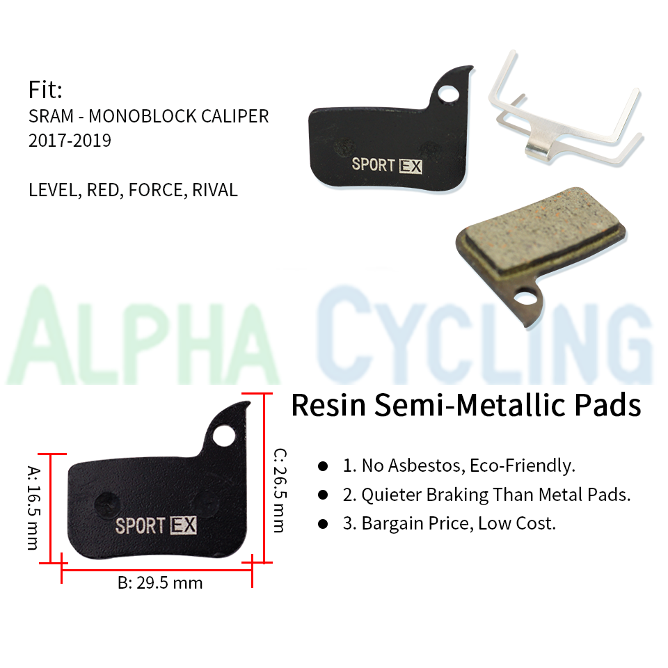 4 Pairs, Bicycle Disc Brake Pa - Mtb Elbow Pad 评论和价格