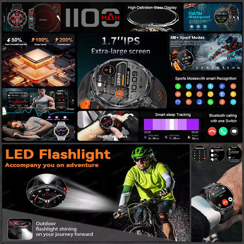 T-REX 3 Military Smartwatch Me - Definition Of Outdoor Sport 评论和价格