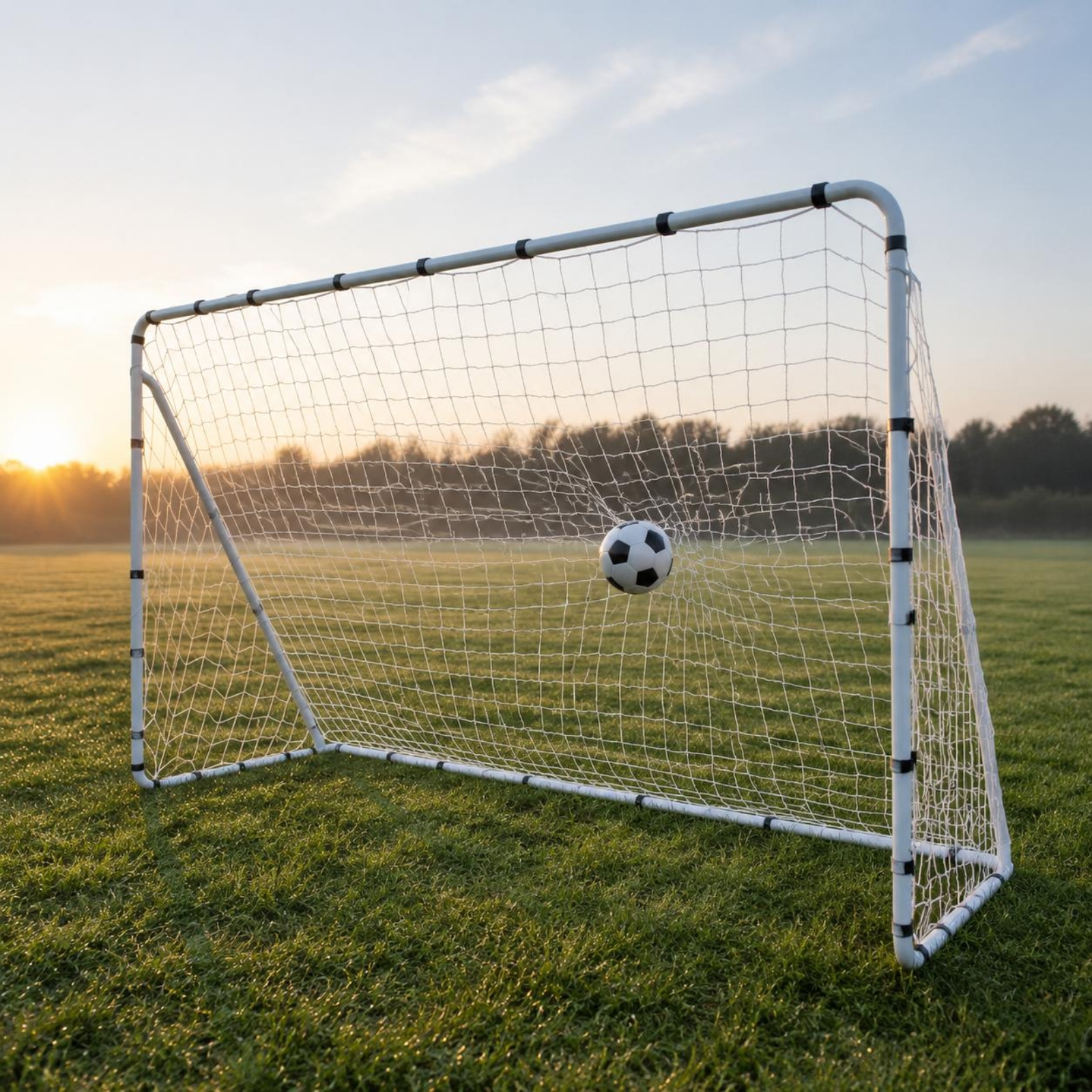 Steel Soccer Goal Indoor Outdo - Outdoor Sports Net 评论和价格
