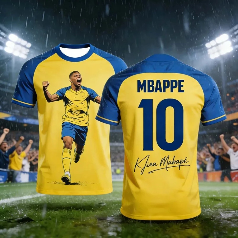 Summer 3D Print Mbappé Sport Q - Outdoor Sport Club 评论和价格