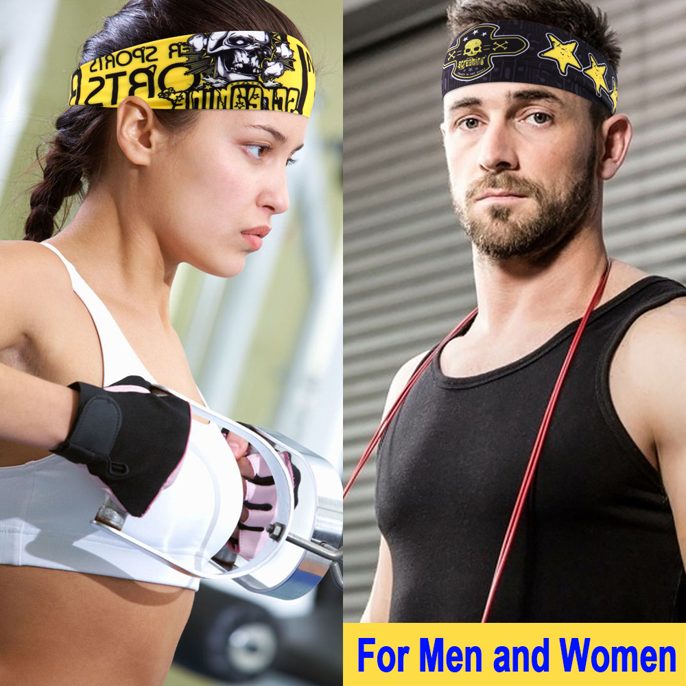 Men Women Sport Headband Skull - Outdoor Sport Gym 评论和价格
