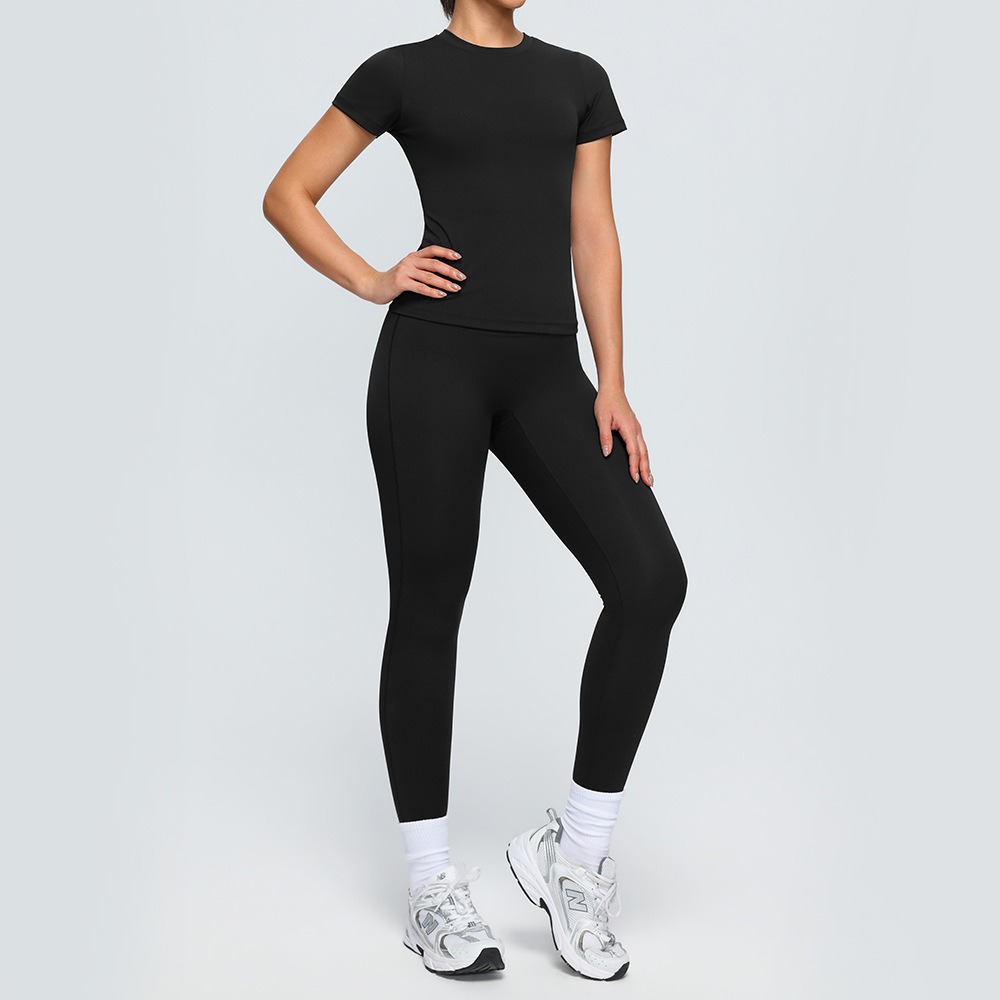 Yoga Set Quick Dry 2 Piece Fem - Outdoor Sport Outfit 评论和价格