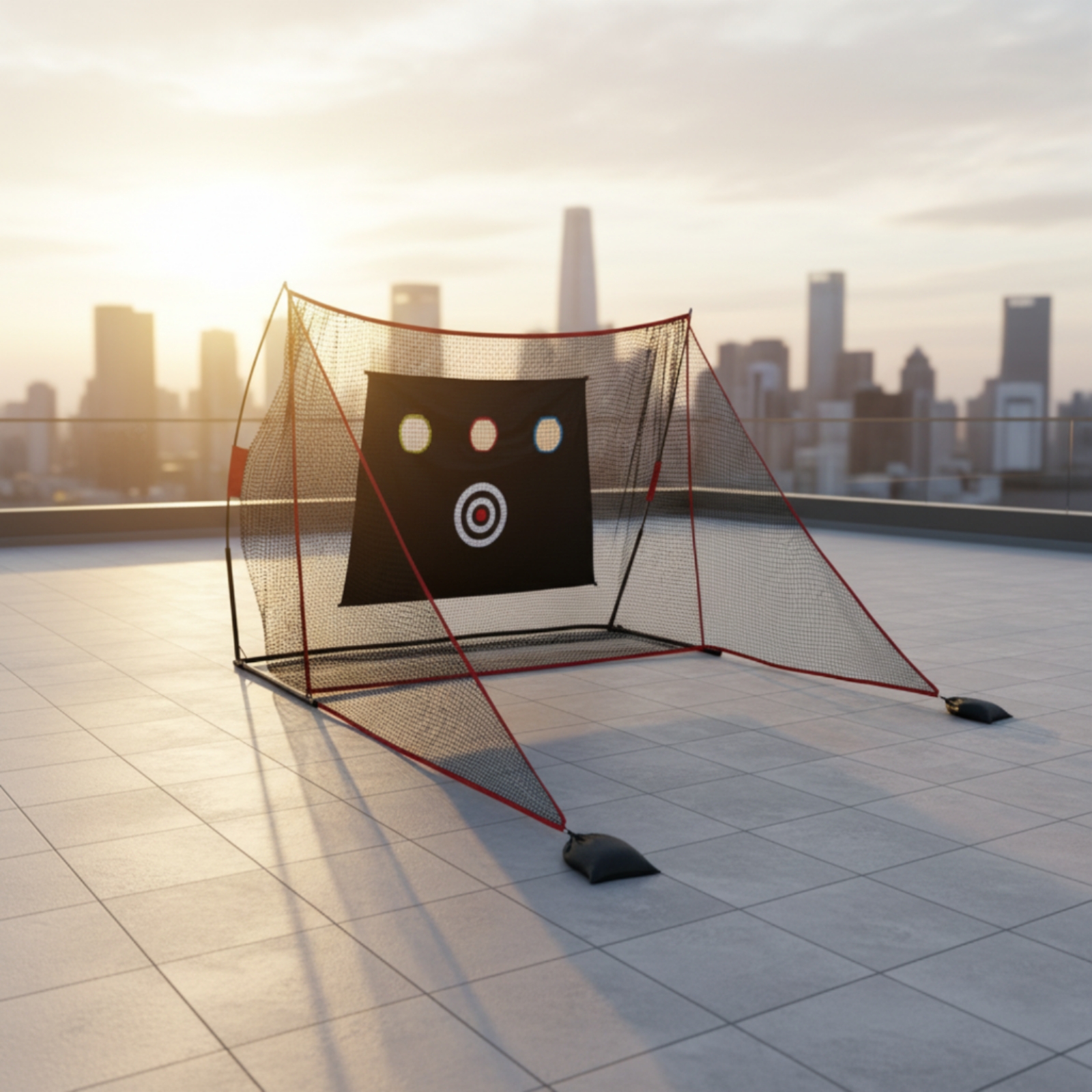 Golf Hitting Net Red Trim Prac - Outdoor Sports Net 评论和价格