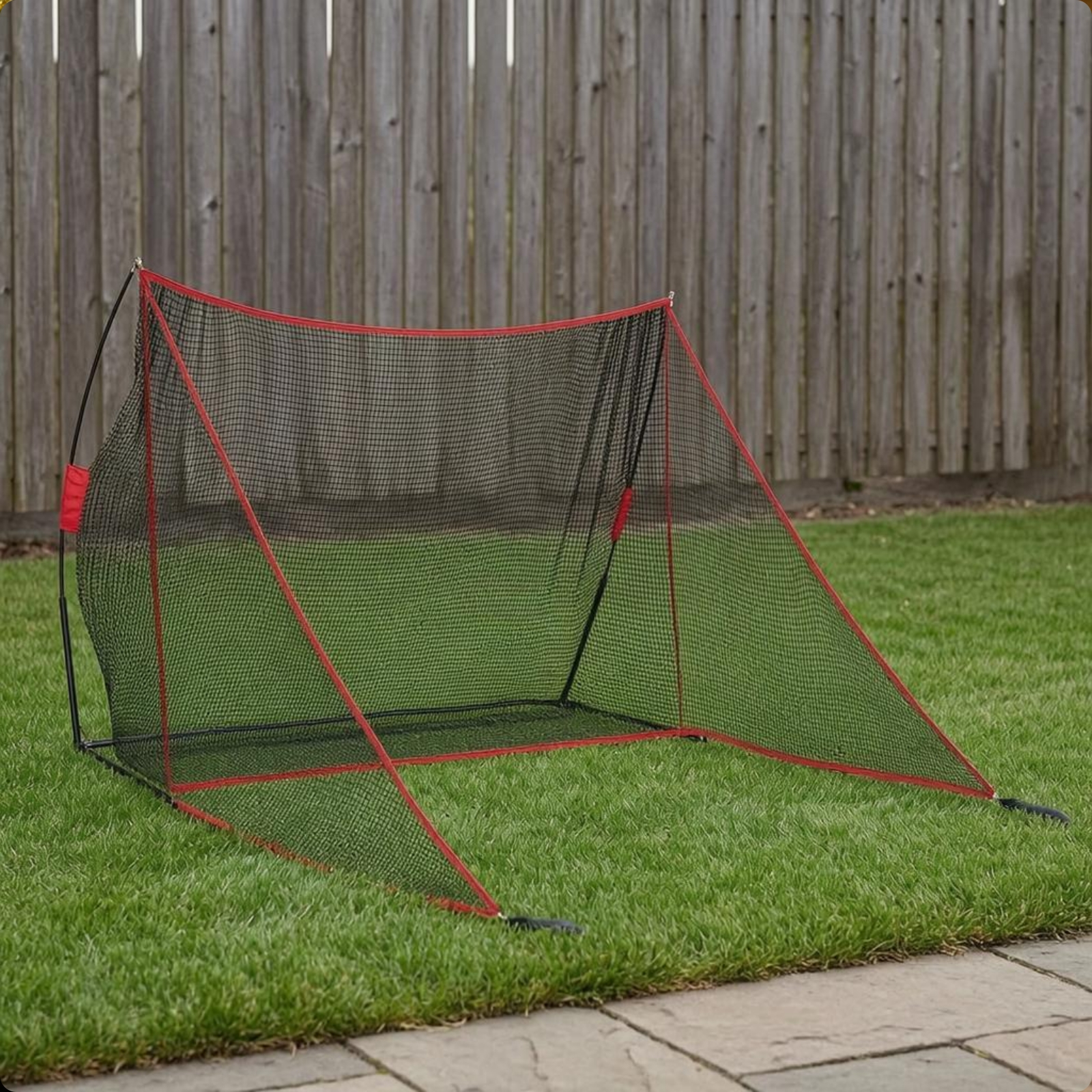 Golf Hitting Net Red Trim Prac - Outdoor Sports Net 评论和价格