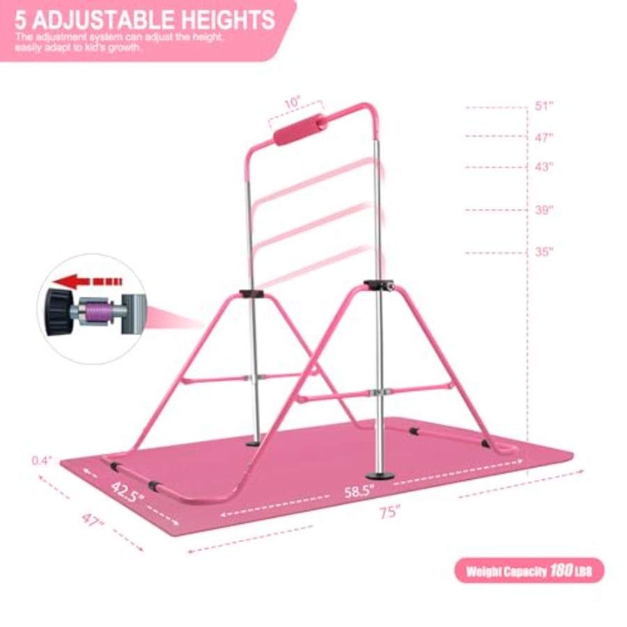 Home gymnastics bar for kids a - Gymnastic Bar Home 评论和价格