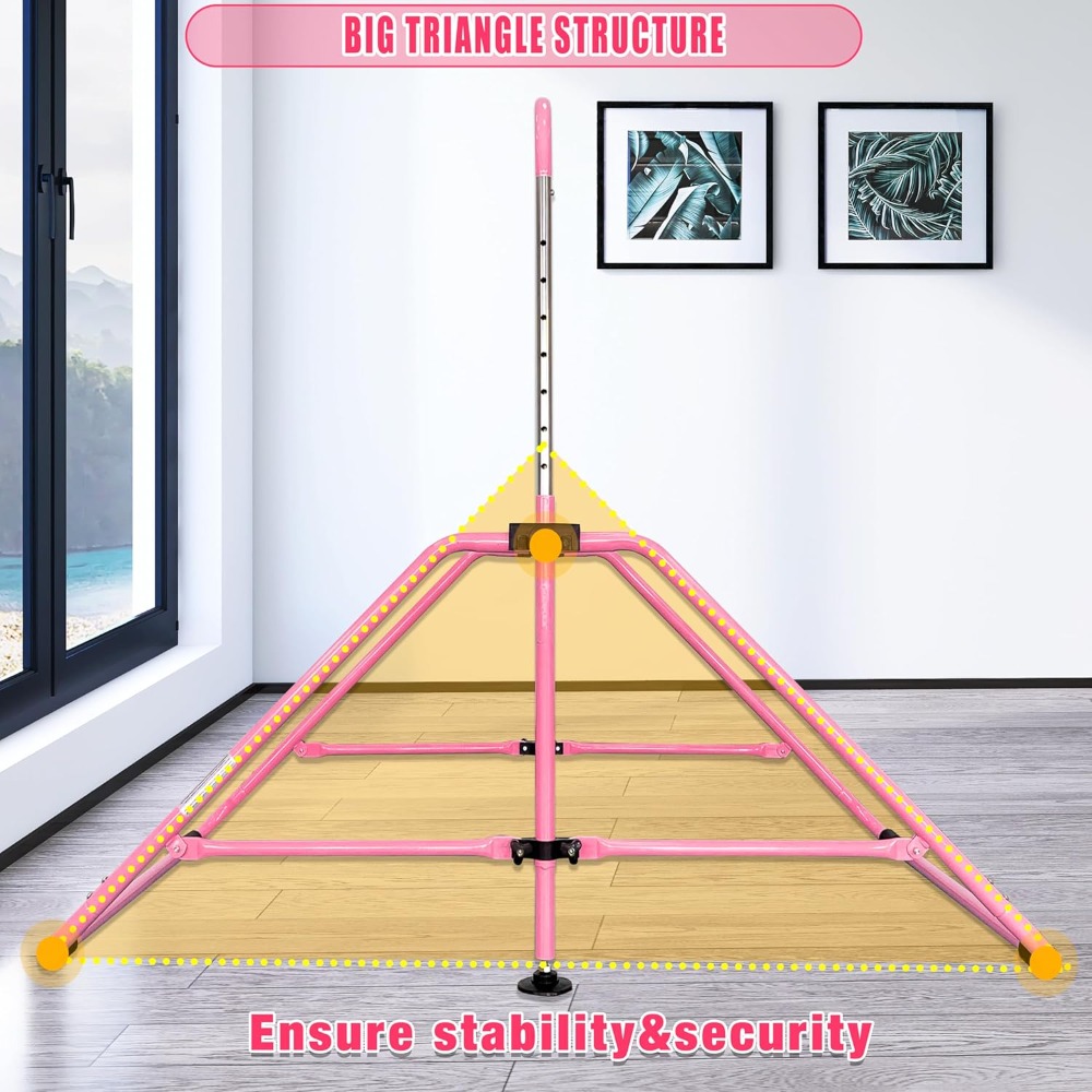 Foldable Gymnastics Bar for Ki - Gymnastic Bar Home 评论和价格