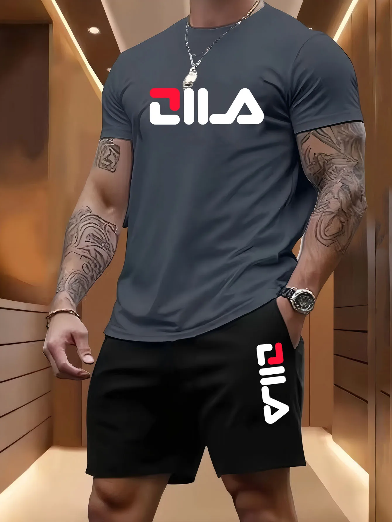 Men's summer beach sports suit - Outdoor Sports Activities 评论和价格