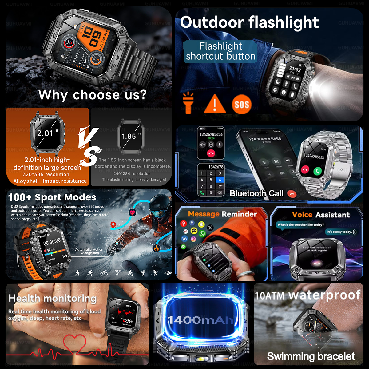 New Military outdoor 1400mAh B - Definition Of Outdoor Sport 评论和价格