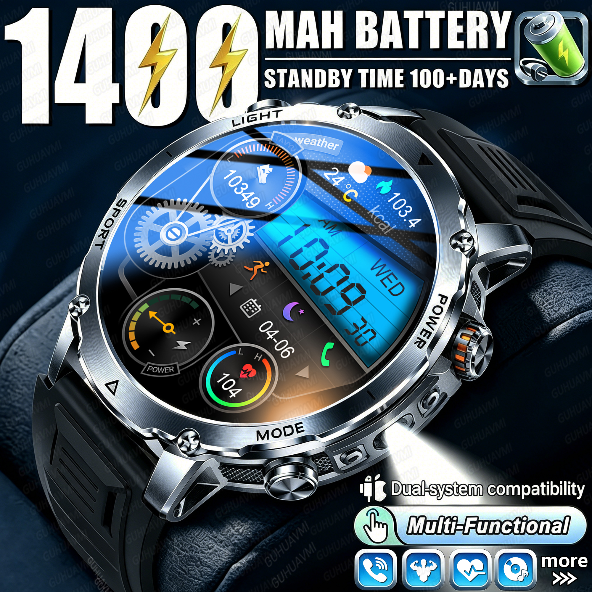Newly Durable 1400mAh Large Ba - Definition Of Outdoor Sport 评论和价格