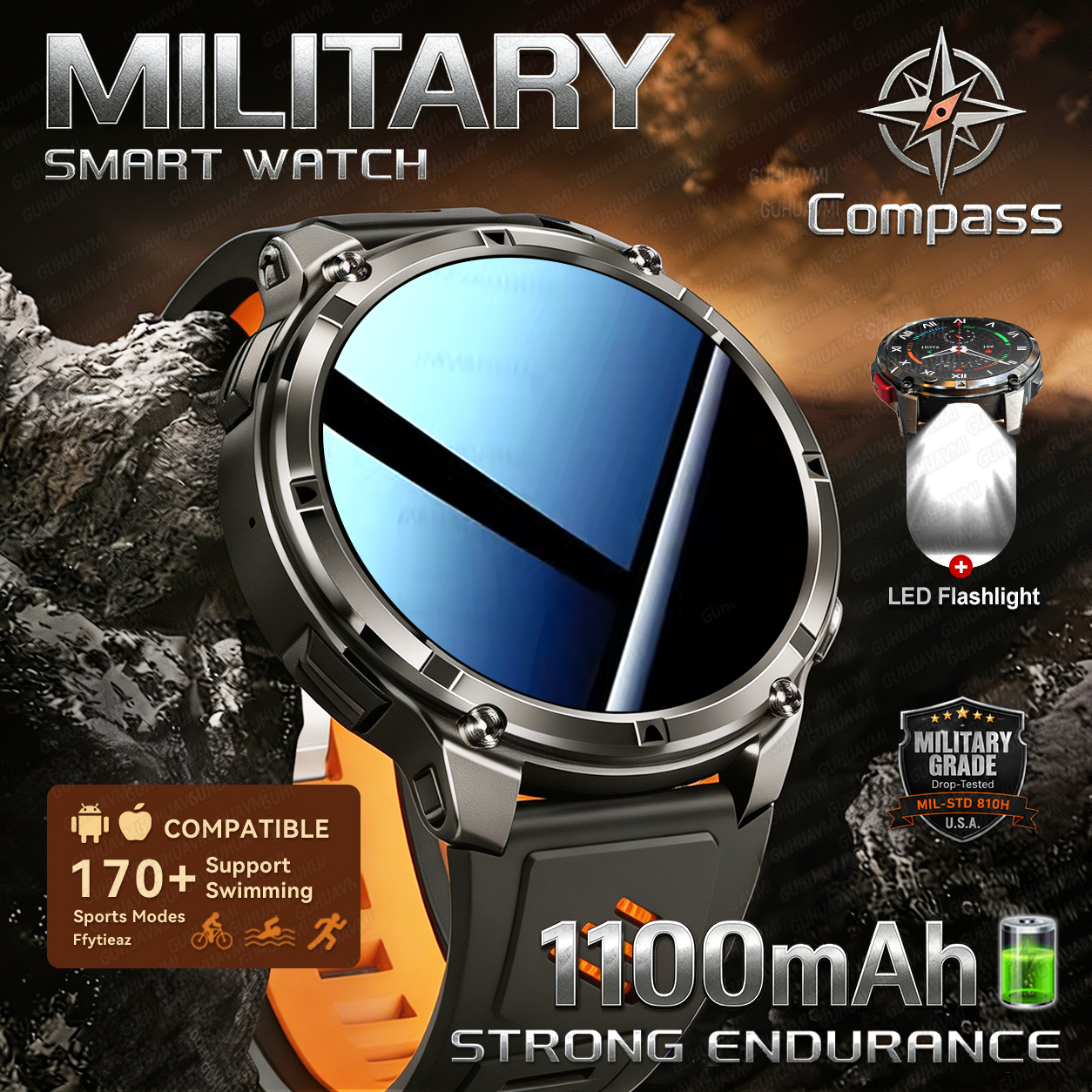 2026 New Outdoor 1100mAh Milit - Definition Of Outdoor Sport 评论和价格