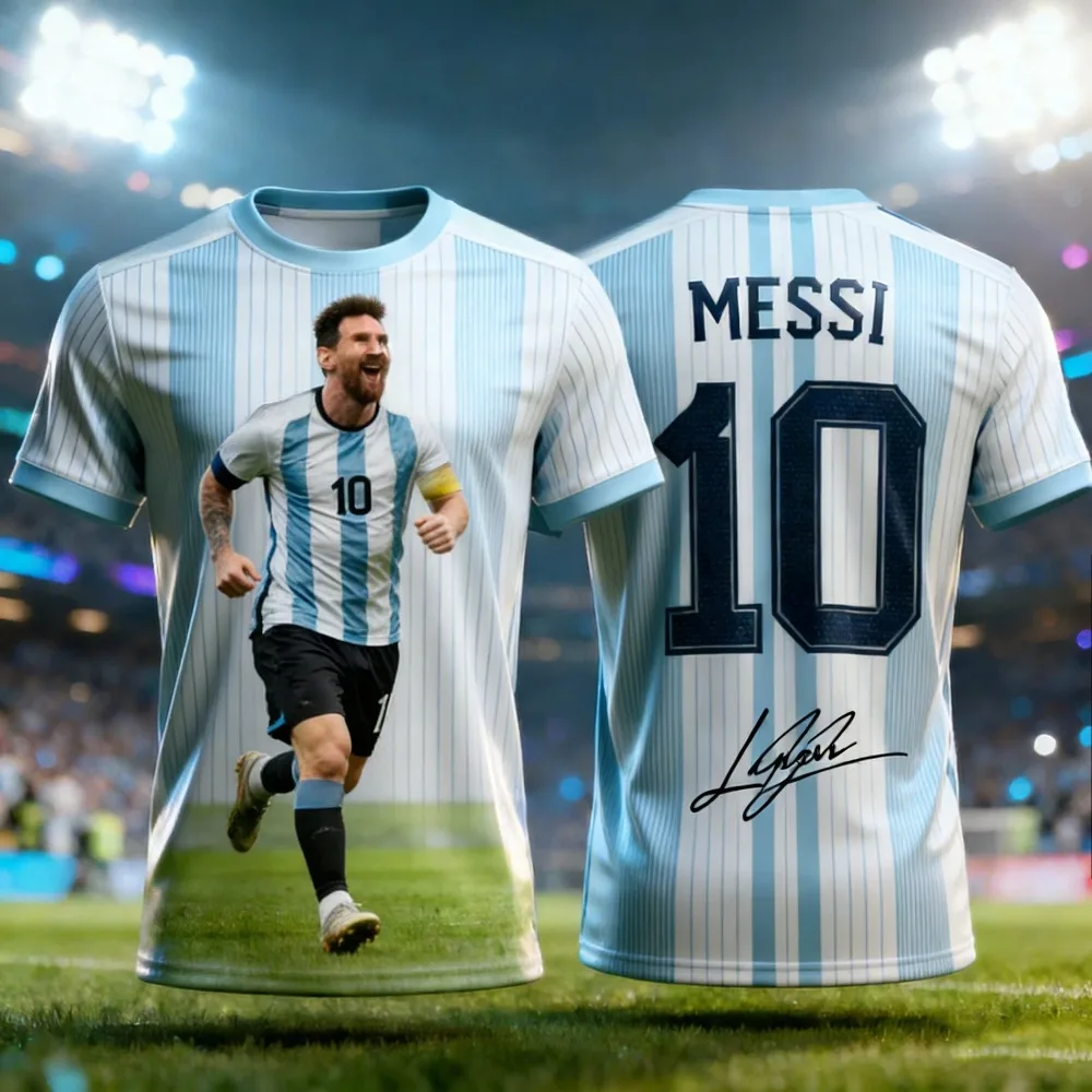 Messi  3D-printed Men's  Footb - Outdoor Sport Club 评论和价格