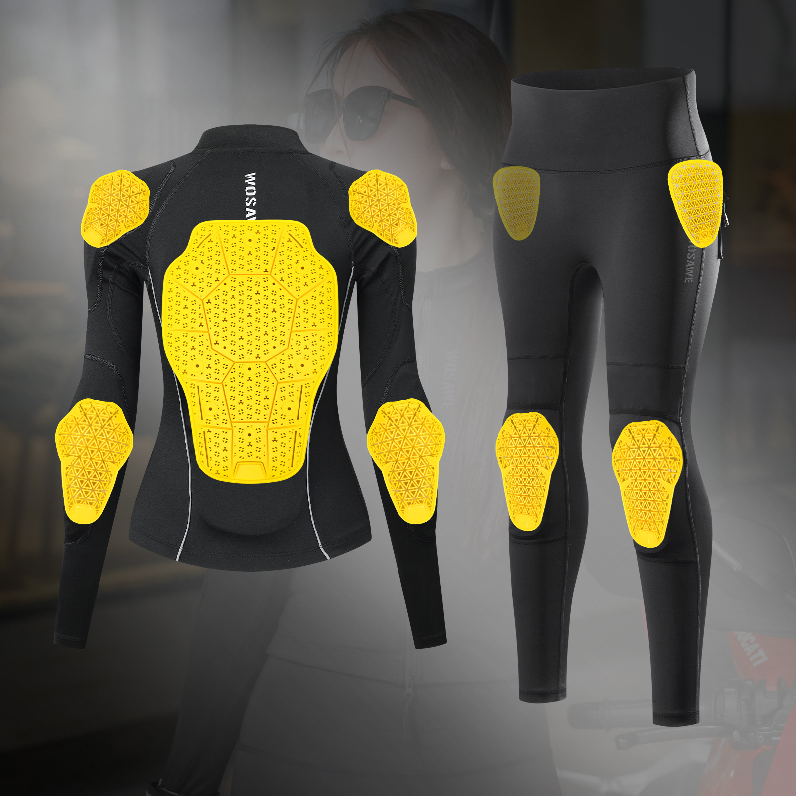 WOSAWE Summer Breathable Motor - Mtb Elbow Pad 评论和价格