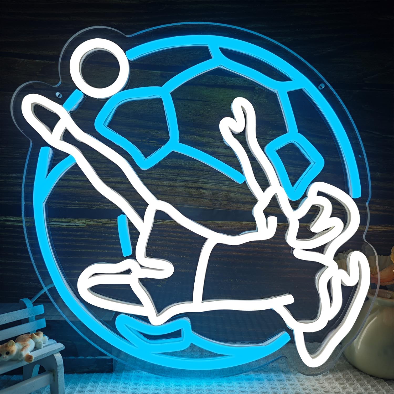 Soccer Neon Sign USB Powered L - Outdoor Sport Club 评论和价格